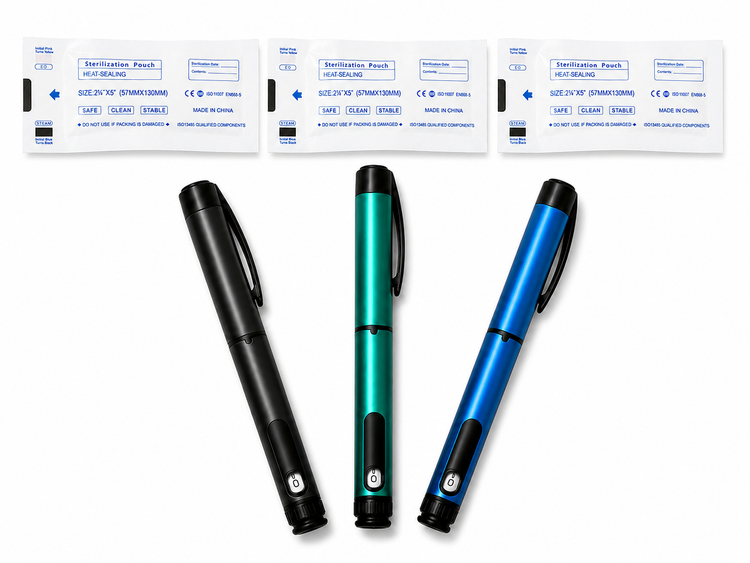 3 Pack Reusable Peptide Injection Pen w/3 FREE cartridges