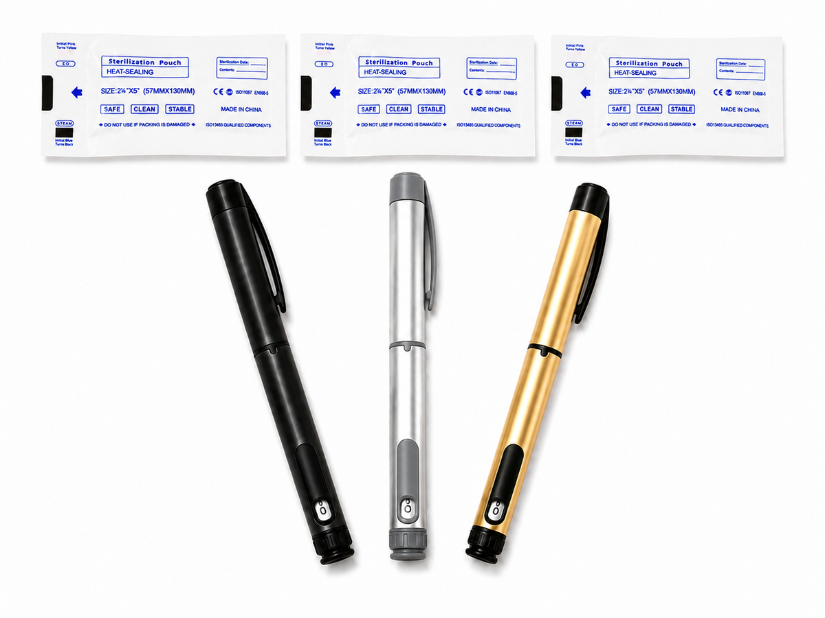 3 Pack Reusable Peptide Injection Pen w/3 FREE cartridges