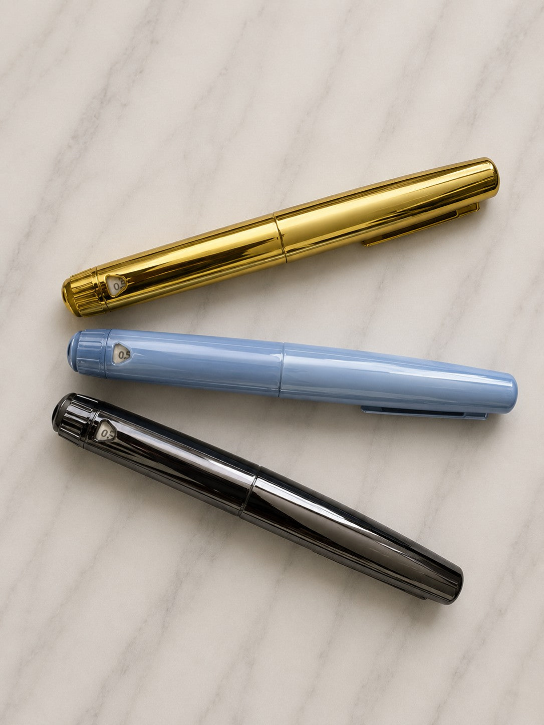 3 Pack Reusable 60 Unit V4 Peptide Injection Pen w/3 FREE cartridges – Adjustable Dose Dial, Fits 3ml Cartridges, Less Waste, Portable Injector for Home & Travel